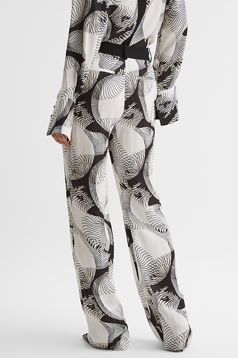 BECCI-TAPER PAJAMAS BLACK/WHITE 3