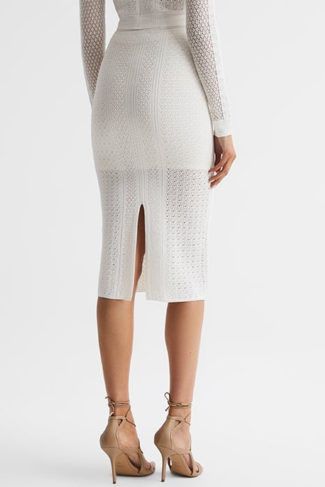 JUDY-KNITTED SKIRT IVORY 2