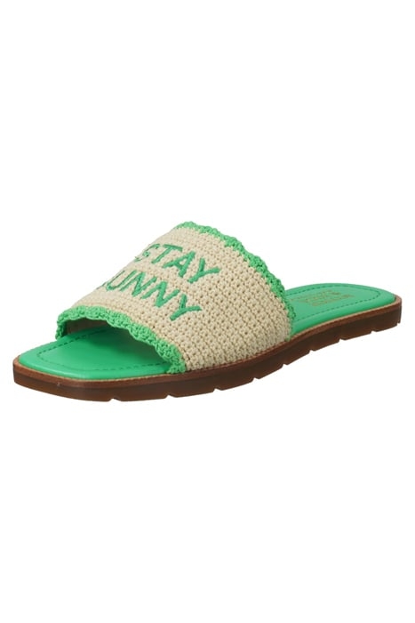 TILDA SANDAL GREEN/ECRU 7