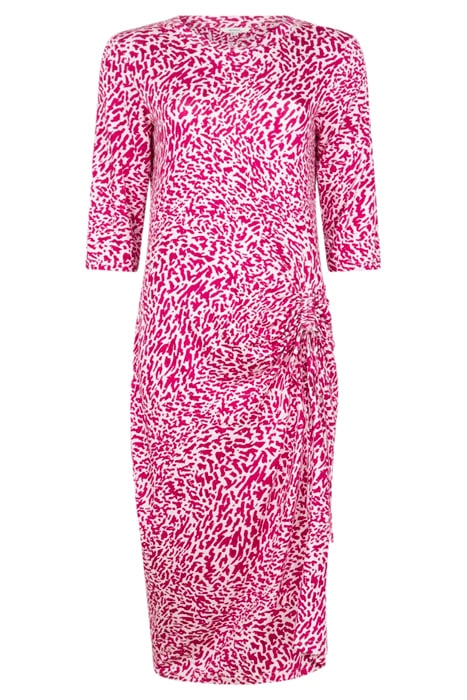 DRESS WOVEN LONG FESTIVAL FUCHSIA 3