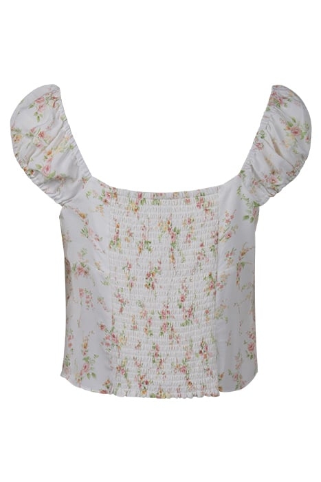 AMANDA SWEETHEART TIE FRONT TOP APRICOT BLUSH 2