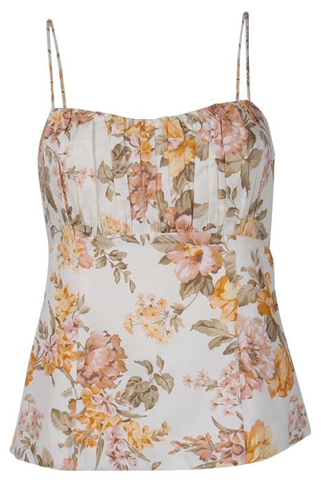 SALLY GATHERED BABYDOLL BUSTIER VINTAGE SPLENDOR 1