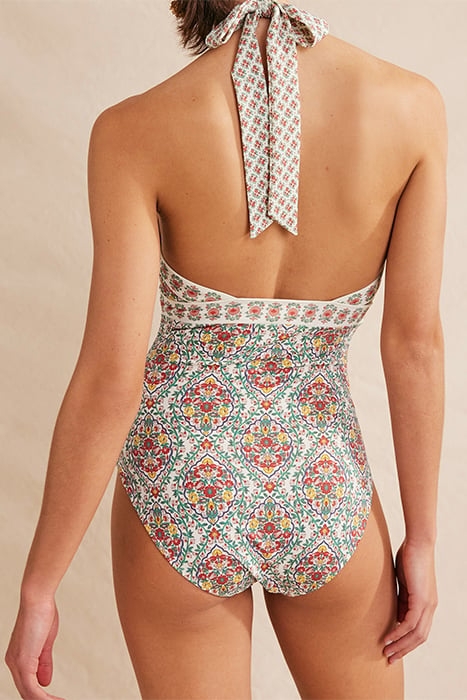 ITHACA HALTER SWIMSUIT MULTI, VINE TERRACE 5