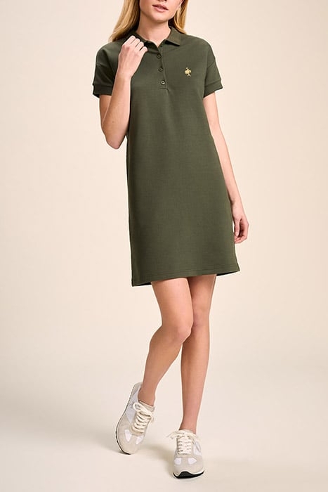 RITUAL . KHAKI POLO DRESS WITH MESSAGE 2