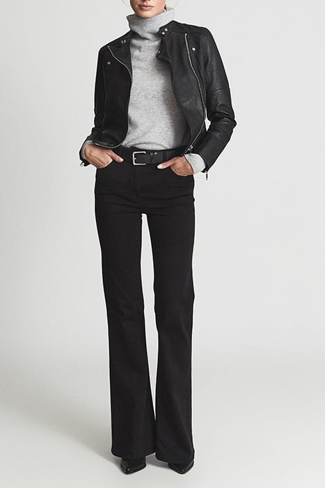 BEAU-SKINNY FLARED BLACK 3