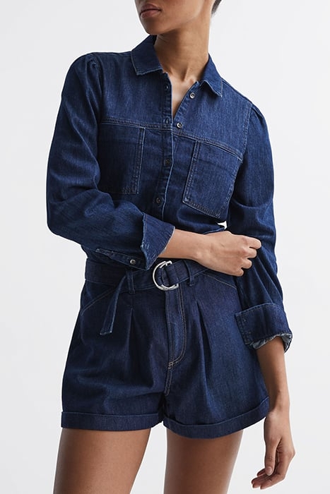 BELIZE-DENIM BUTTON-DOWN SHIRT RENA 1