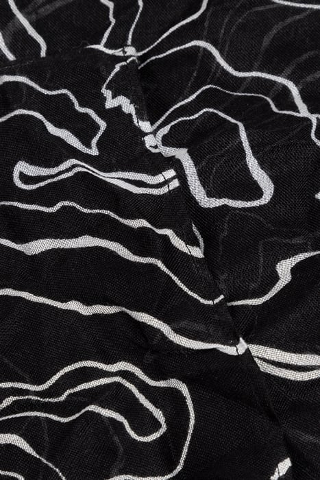 SCARF WOVEN ALMOST BLACK 2