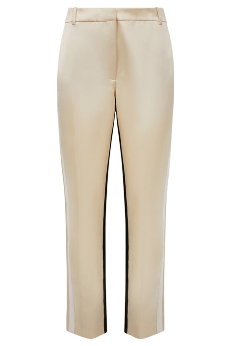 GRACIE-COLOURBLOCK STRAIGHT PANTS BLACK/CREAM 1