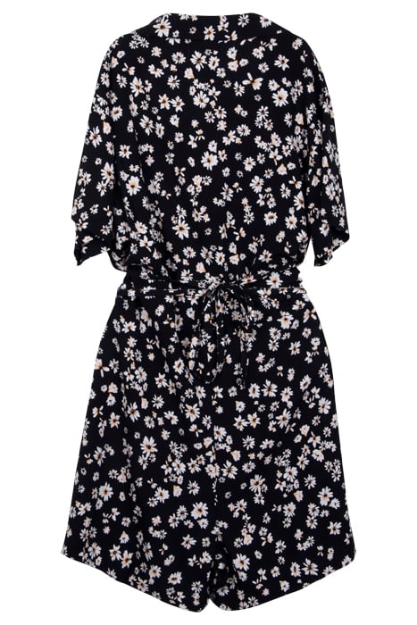 SHASTA DAISY PRINT PLAYSUIT BLACK 2