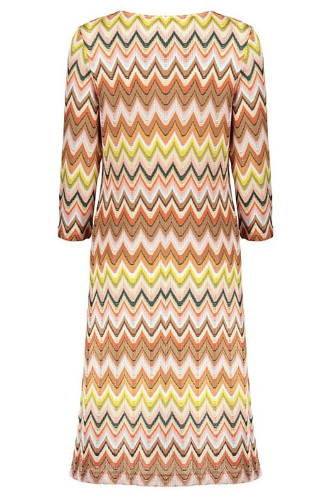 DRESS ZIGZAG ORANGE/YELLOW COMBI 4