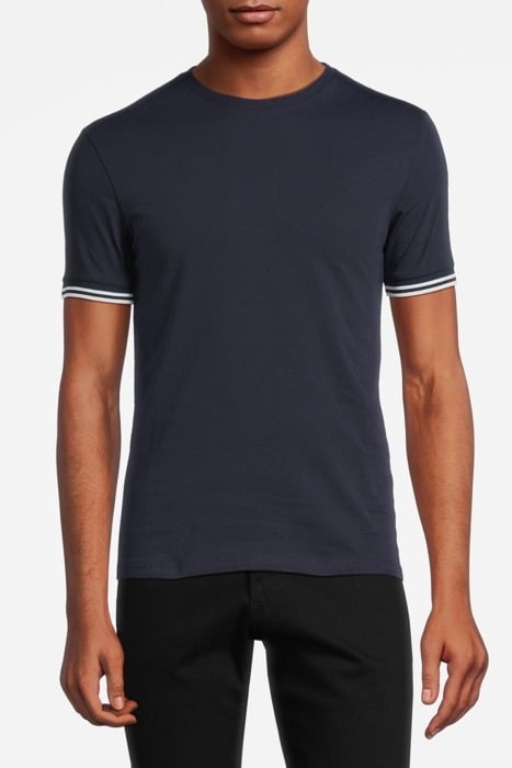 HARRISON-TIPPING BASIC T-SHIRT NAVY/WHITE 1