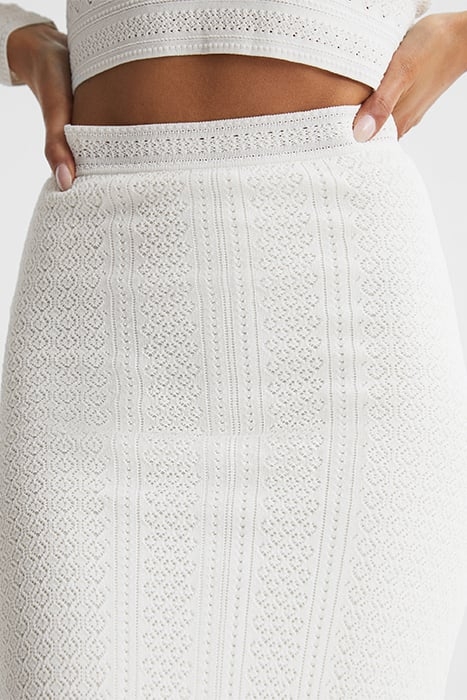 JUDY-KNITTED SKIRT IVORY 5