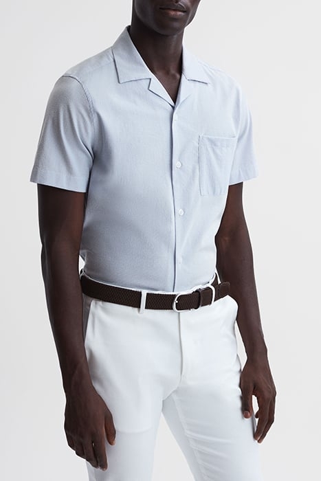 SAKA CASUAL SHIRT BLUE/WHITE 1