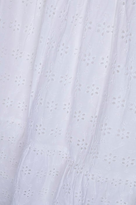 BRODERIE TIERED SKIRT WHITE 3