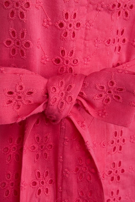 BRODERIE SHIRT DRESS MIDI CAMELLIA 3