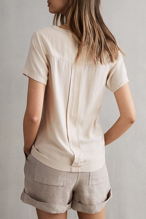 CAMILLA-LINEN T-SHIRT STONE 3