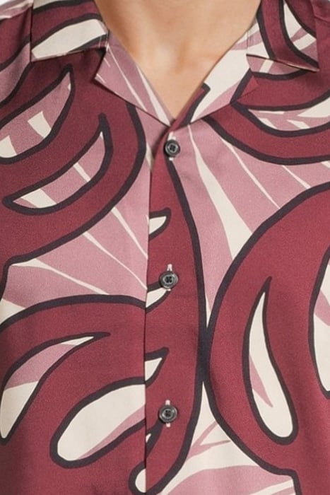 YUNG-PRINTED CASUAL SHIRT PINK 5