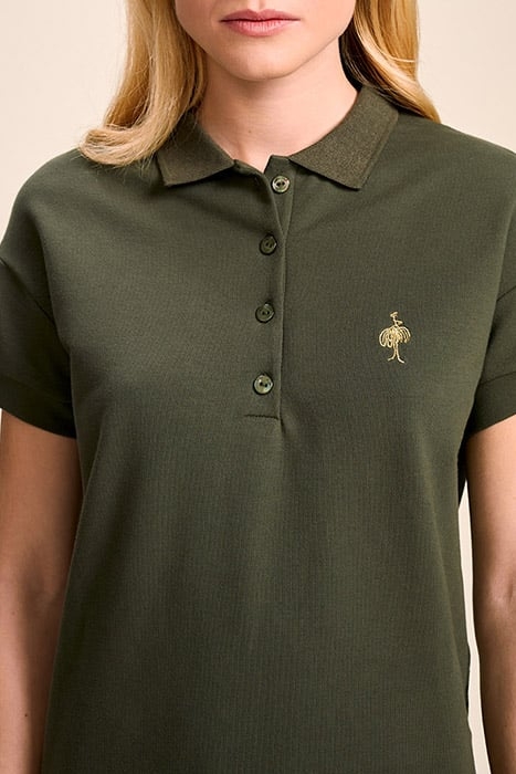 RITUAL . KHAKI POLO DRESS WITH MESSAGE 4