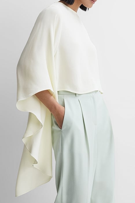 LIANA-CAPE BLOUSE IVORY 4