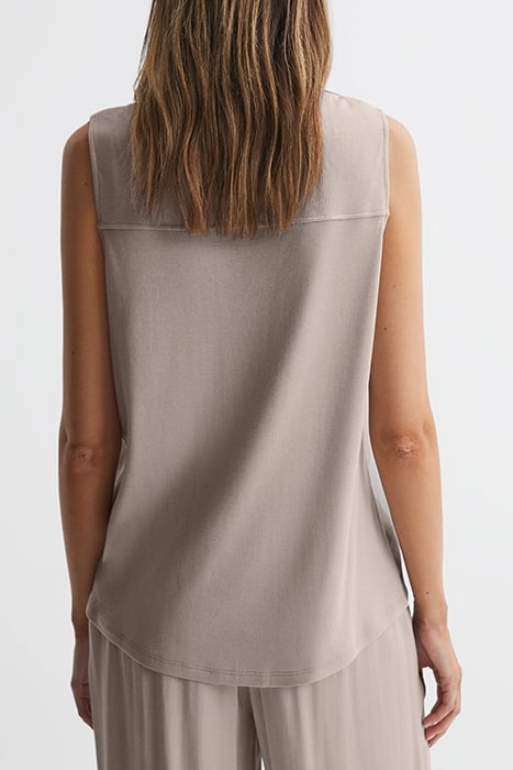JENNIFER-FABRIC TANK TOP CAMI STONE 2