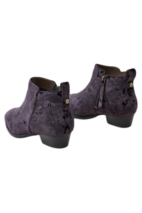 WILLOW VELVET ANKLE BOOT DARK GREY 3