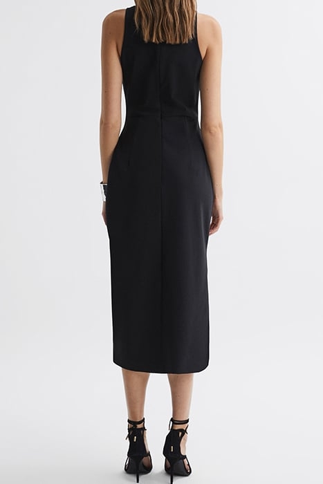 SCARLETT-RUCHED DRESS BLACK 2