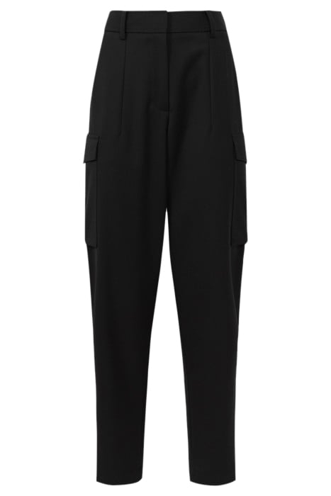 VIOLET-COMBAT CARGO PANTS BLACK 1