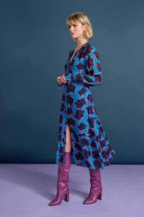 DRESS - FLOWER POP BLUE 4