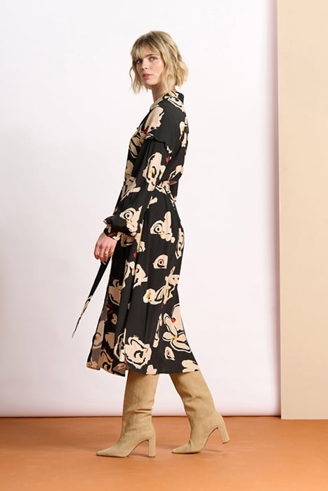 DRESS - FLOWER GLORY BLACK 5