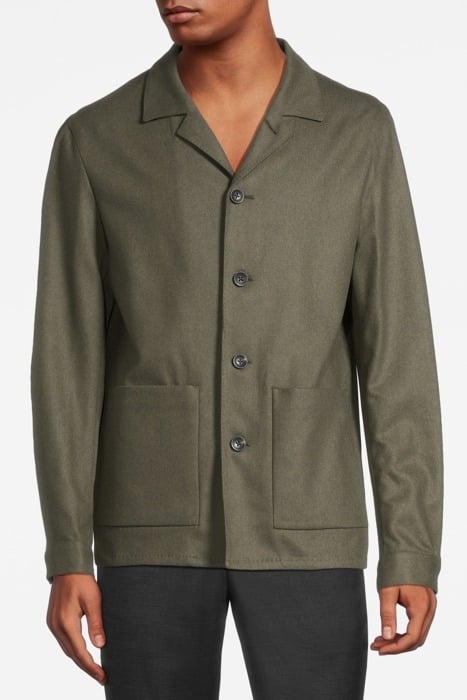 DARK GREEN SHIRT-JACKET DARK GREEN 1
