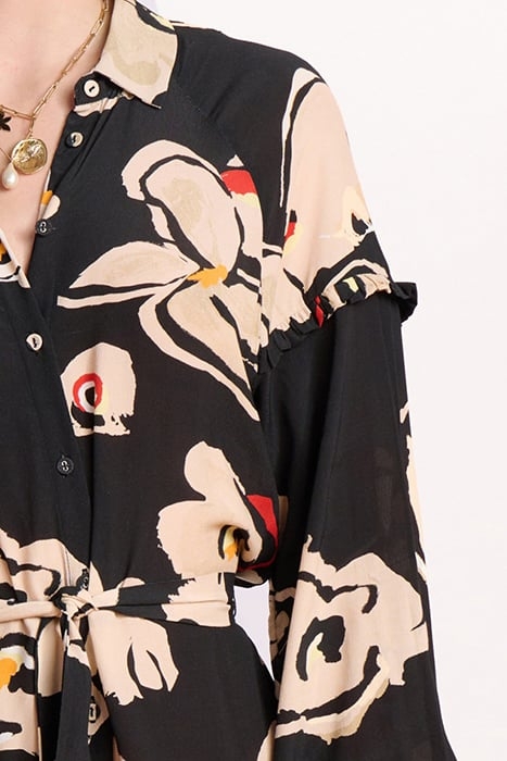 DRESS - FLOWER GLORY BLACK 6