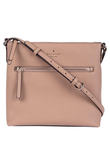 TOP ZIP CROSSBODY LIGHT FAWN 1