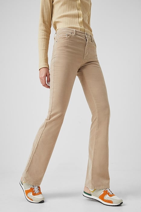 PAULA MICRO CORD SKINNY TRSR SOFT TRUFFLE 1