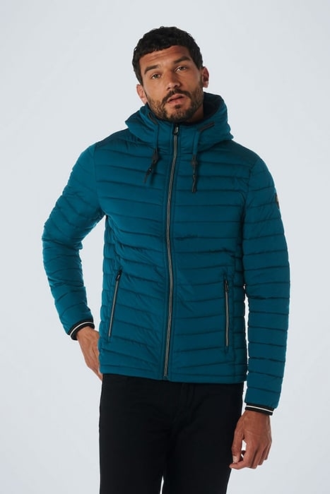 JACKET HOODED SHORT FIT PADDED OCEAN 1