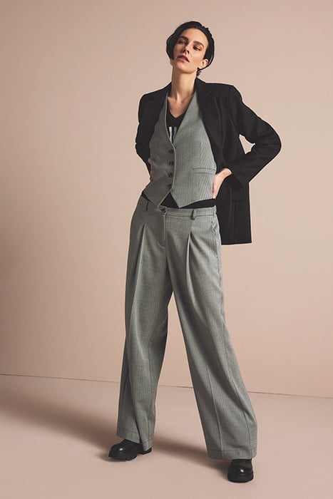 TROUSERS HERRINGBONE BLACKS 1