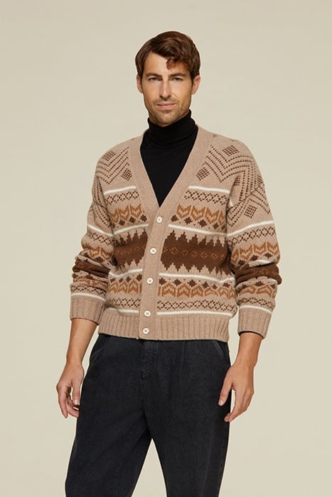SINATRA 7171 JACQUARD TRICOT BROWN JACQUARD 1