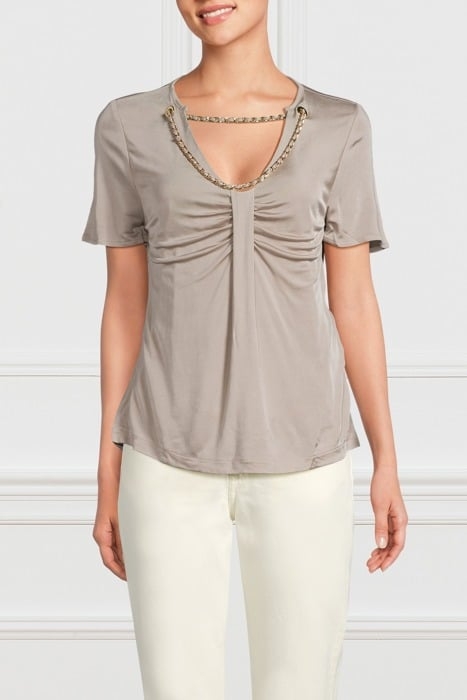 DELFINA KNIT TOP BLOUSE MINDFUL 1