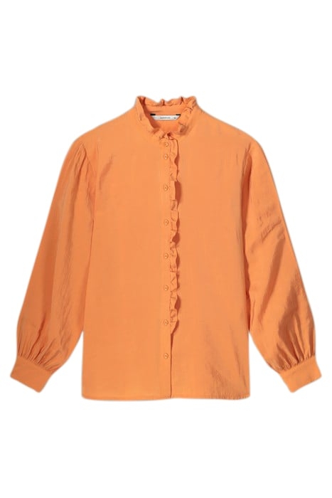 BLOUSE LYOCELL COTTON ORANGE 2