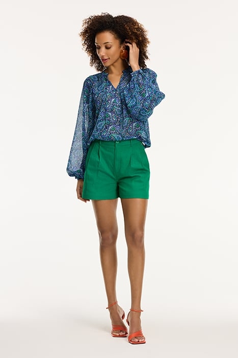 LADIES ISA TOP PAISLEY BLUE PAISLEY 3