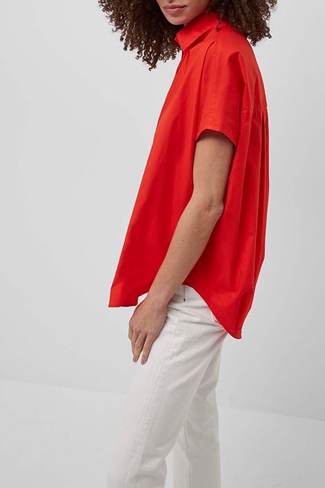 CELE SLEEVELESS RHODES SHRIT FIERY RED 3