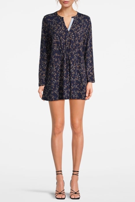 HALLIE JERSEY TUNIC NAVY MULTI 1