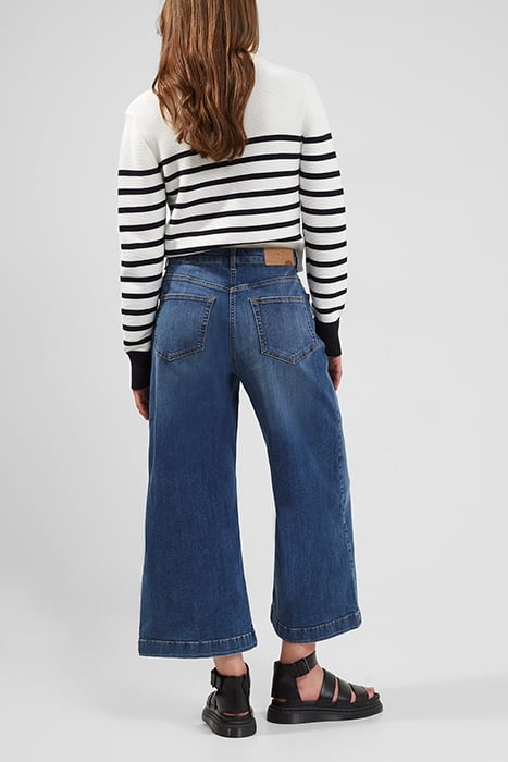 COMFORT RECYCLED CULOTTES MID BLUE 3