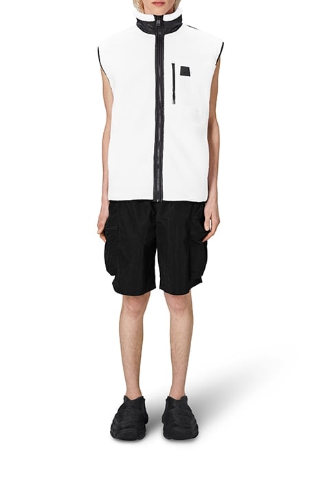 UNISEX YERMO FLEECE VEST POWDER 1