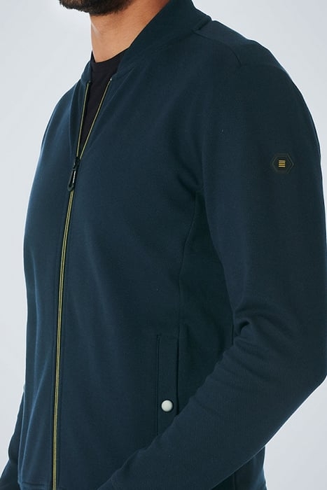 SWEATER FULL ZIPPER TWILL JACQUARD NIGHT 6