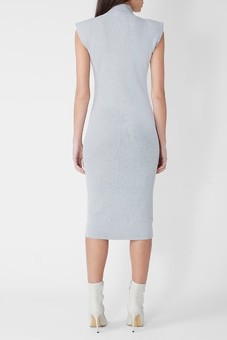 FITTED SHOULDER PAD HGNK DRESS LIGHT GREY MELANGE 2