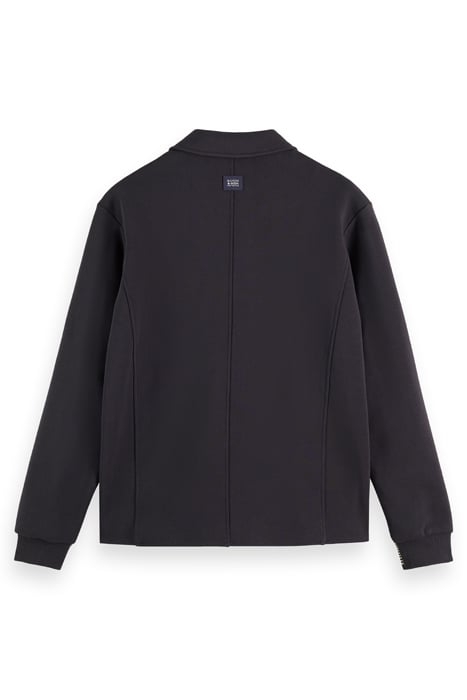 DOUBLE BREASTED BUTTON UP JACKET DEEP SEA 2