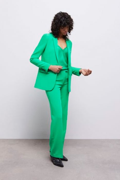 2 BUTTON SUIT JACKET GREEN 3