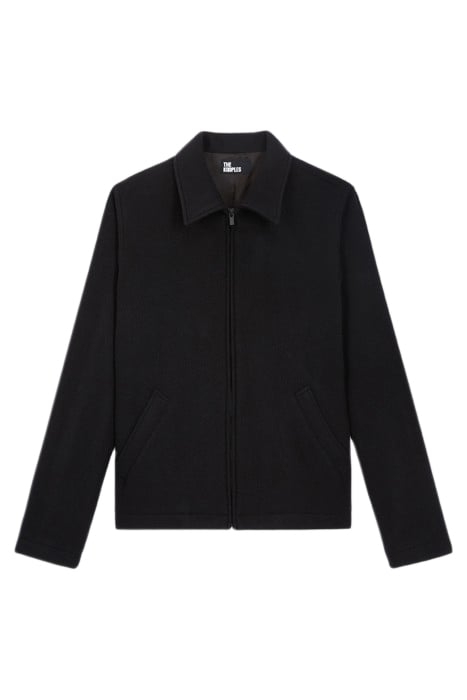 ZIPE JACKET WITH BACK POCKETS BLACK 5