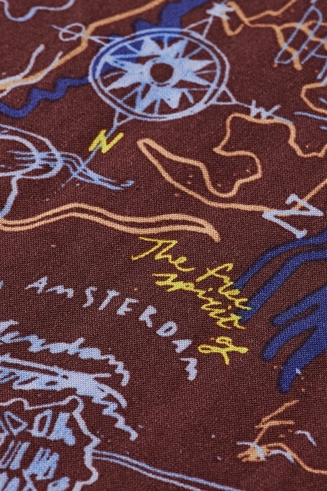 VISCOSE ALL OVER PRINTED SHIRT MAP AOP 3