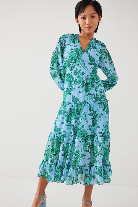 DR ELEANOR PETITE DRESS BLUE 1